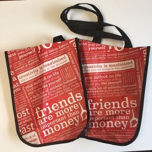 Lululemon Athletica reusable bags